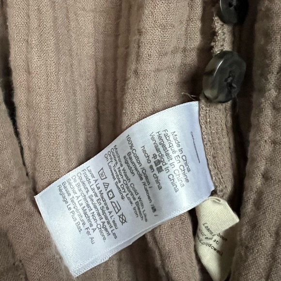 Madewell Lightspun Stitched-Pocket Brown Jumpsuit coverall - Picture 9 of 13